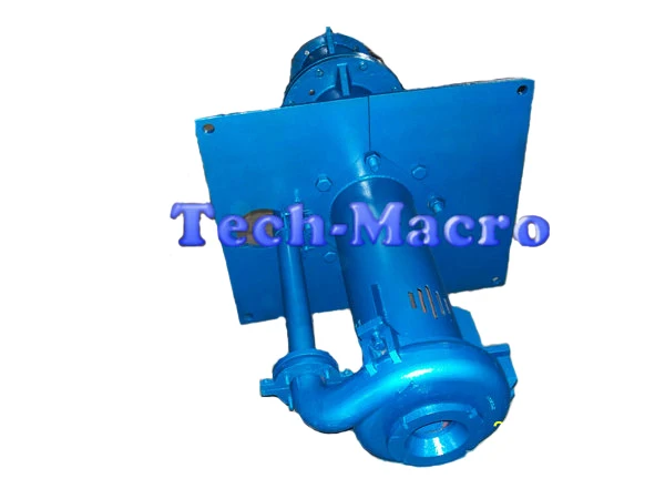 
Metal lined corrosive vertical sump pump, submersible centrifugal pump for mineral processing 