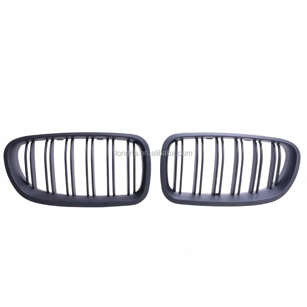 High Quality Car Parts Matte Black Kidney Grill Double Line Grille for BMW F10/F11/F18 5-Series M5 Grilles/Grill 11-14