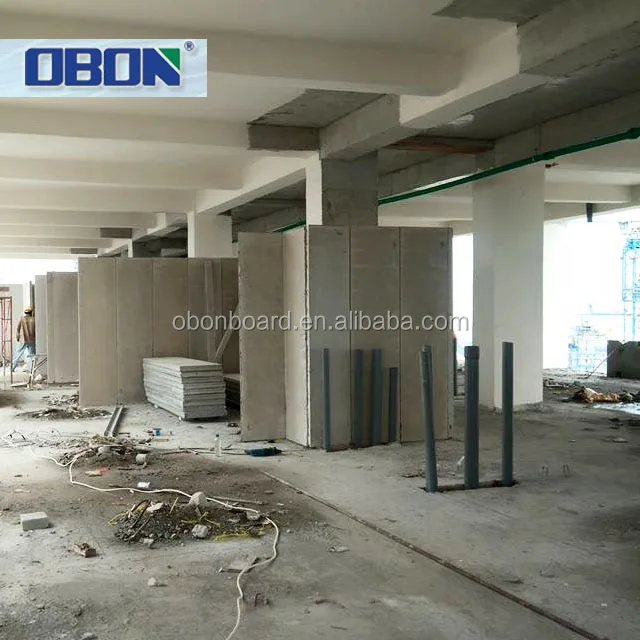 OBON Lightweight Prefabricated Wall Eps Cement Sandwich Panels 50/60/75/90/100/120/150/180/200/250mm Bolivia Thickness
