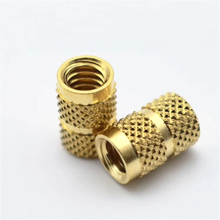 Straight Knurling Brass Insert Nut