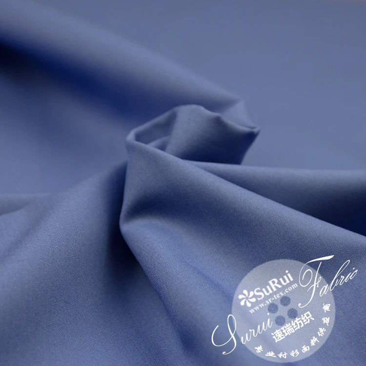 China textile company spun polyester /modal blended shirting fabric