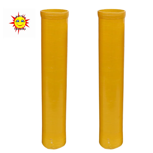 5" Mortar Tubes Liuyang Happiness High Quality Factory Price Shells Fireworks Display Fiberglass New Year Fiber Bag Packing