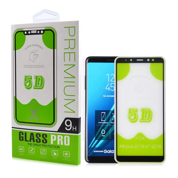 High Quality 0.33mm 9H Tempered Glass For Iphone 5D Anti Shock Screen Printing Film Screen Protector For Nokia 3310 For Honor 10