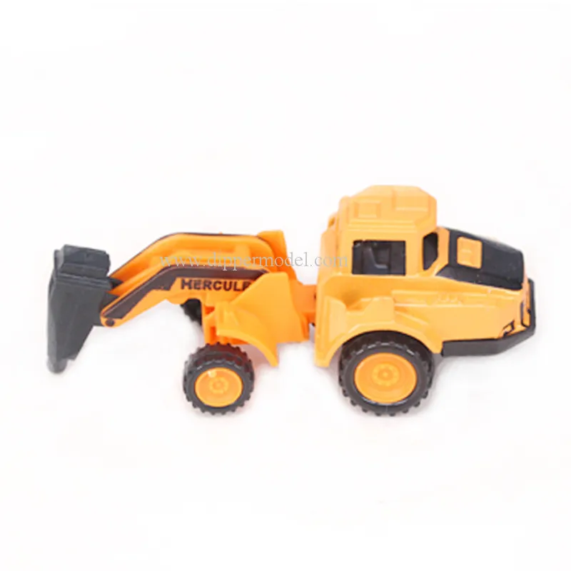 16pcs set 1:100 scale plastic model excavator engineering trucks for architectural model or railway model or DIY