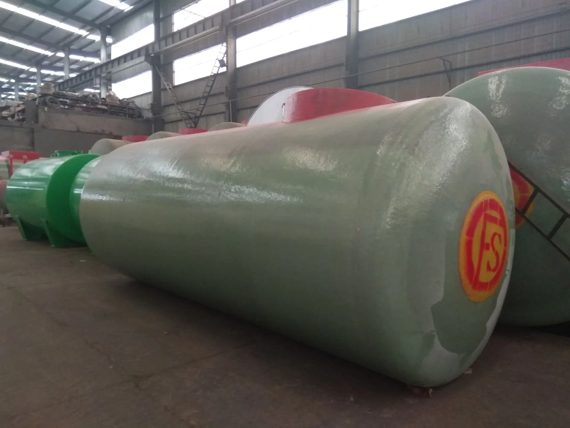 20000L to 50000L SF fiber glass double wall underground fuel oil storage tank