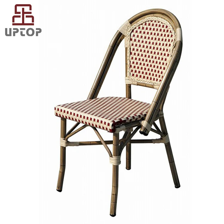 (SP-OC429) Outdoor terrace cafe paris metal french bistro rattan dining chair