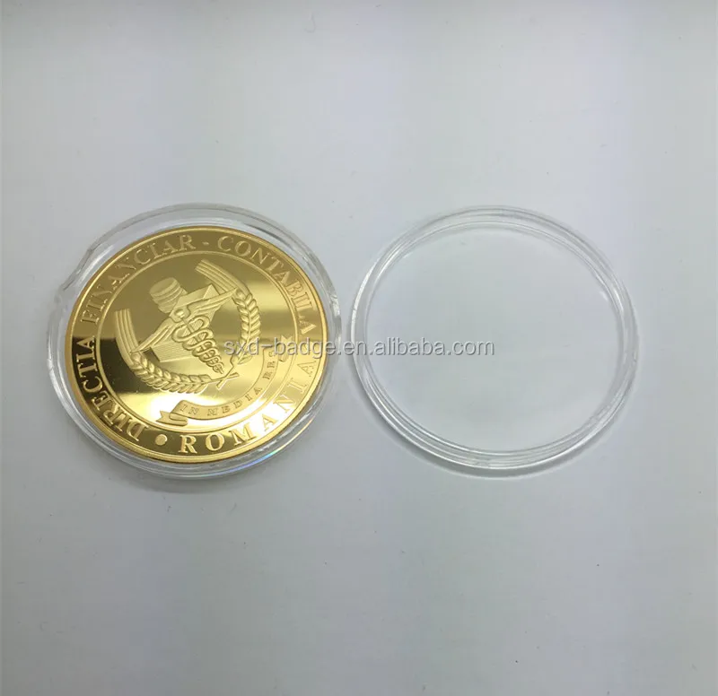 High quality custom metal Fake gold silver coins