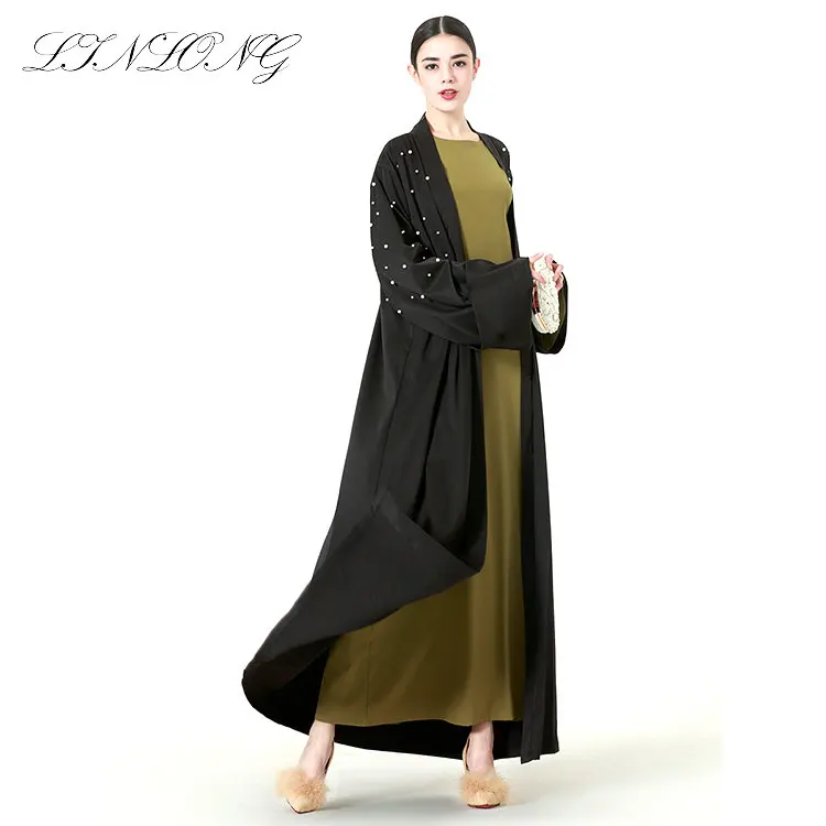 Latest loose design quality assurance abaya black