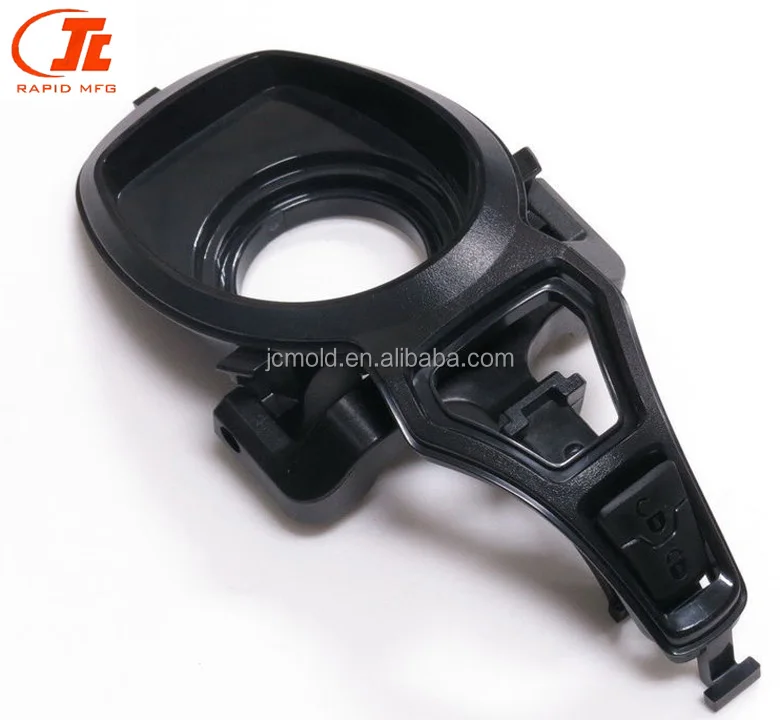 ISO standard black matte surface injection moulding parts with good MT-11006 texture