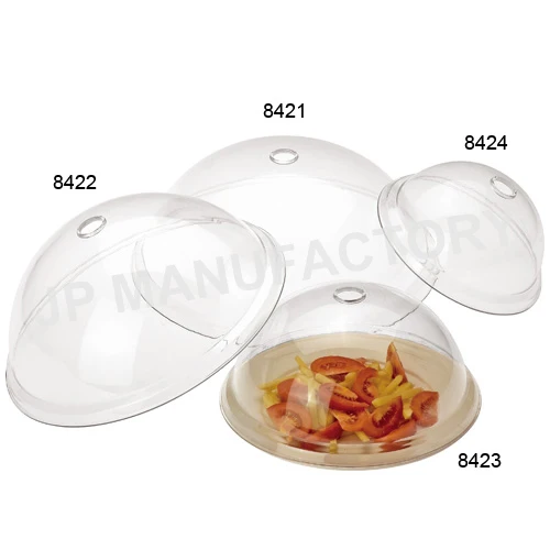 Clear 12 inch acrylic half food dome cover