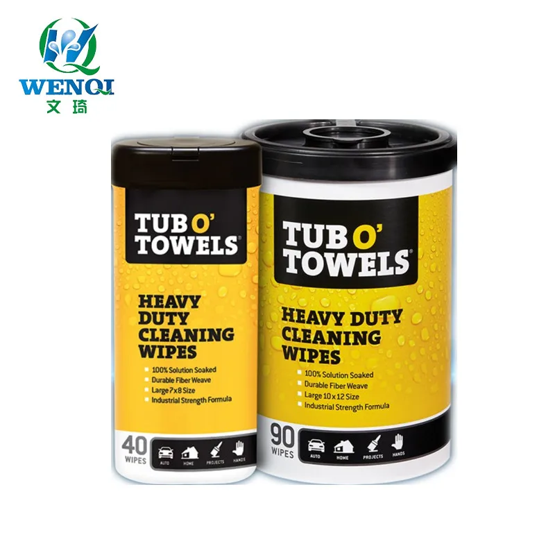 Private label heavy duty multi-function wet wipes