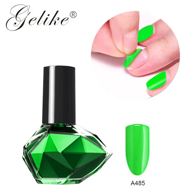 2020 Christmas Gift Green Peel Off Nail Polish Without UV LED Lamp Diamond Nails Art Quick Drying Beauty Varnish Long Lasting
