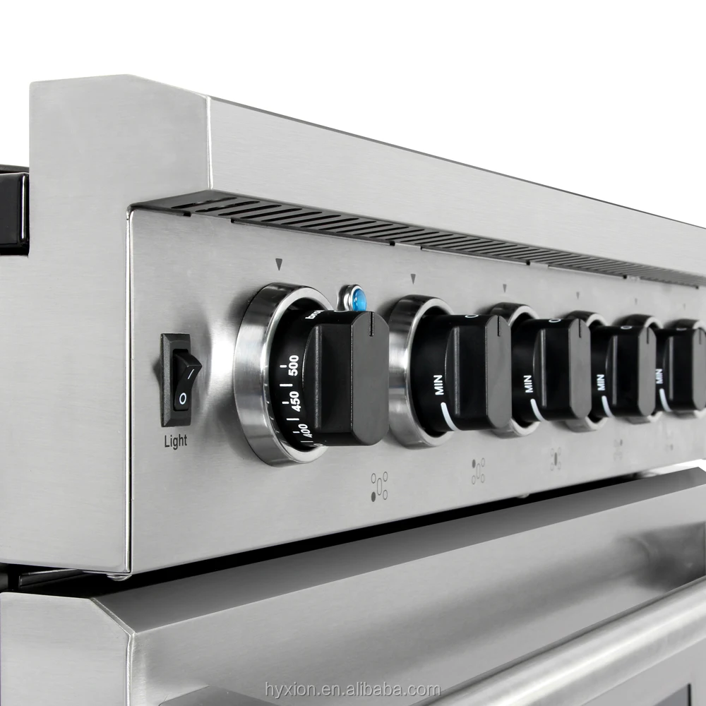 Gas stove 5 burners gas range with a 4.5 cu.ft oven easy clean