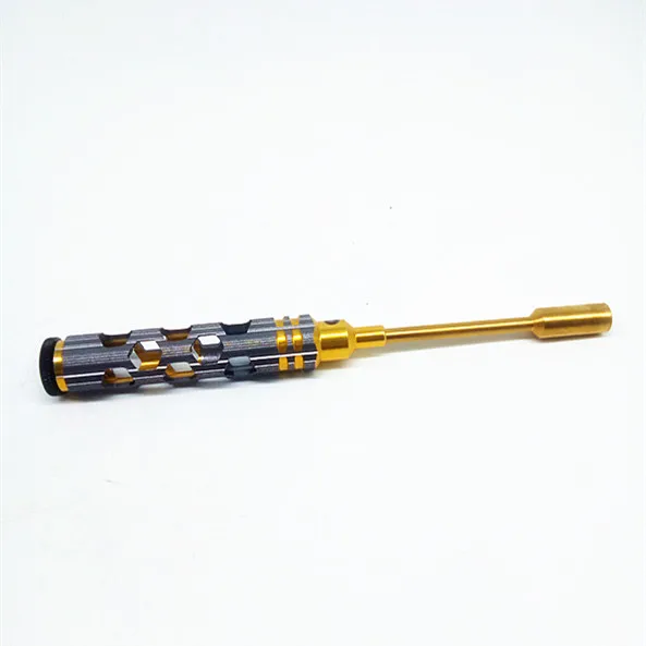 5.5 nut driver gold+black/hand tool imperial hex screw repair tool/Team racing 5.5mm Nut Driver for M3