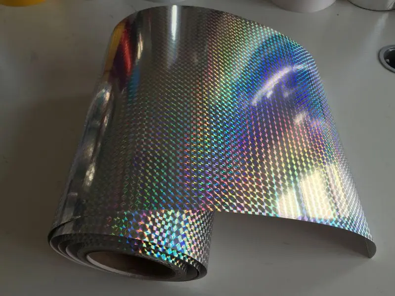 3d holographic pet film holographic water transfer film printing labels holographic car vinyl wrap label