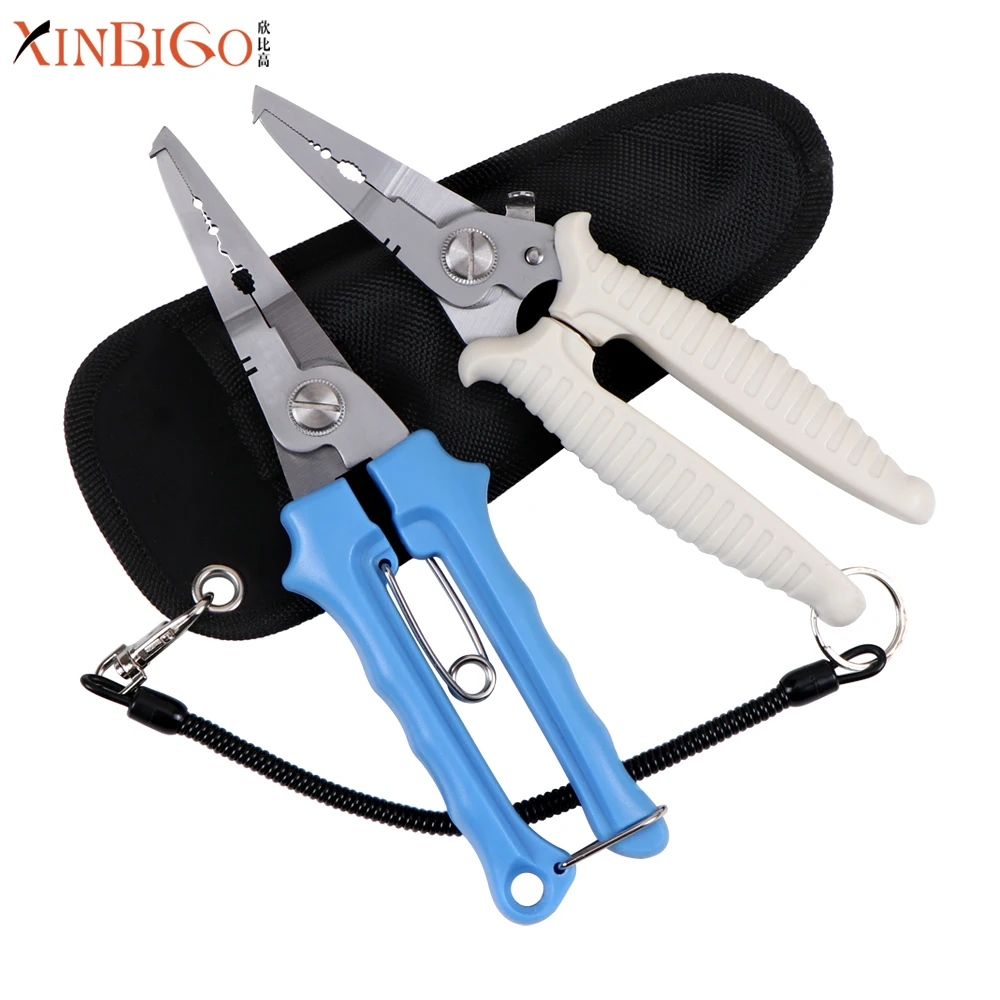 Новые изысканные большие многофункциональные плоскогубцы из нержавеющей стали, профессиональные рыболовные аксессуары