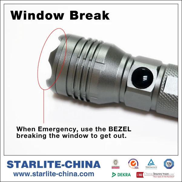 
STARLITE 300 lumens 3 modes Brightness rechargeable 3w cree q3/q5 led flashlight 