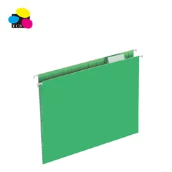 Plastic Tabs and Blank Inserts in 25pcs/box Light Green Paper Suspension File Folders