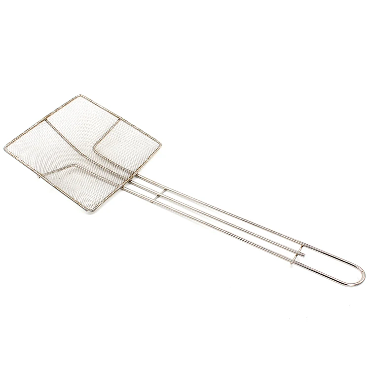 Round Shape Fine Mesh Kitchen Fryer Oil Skimmer