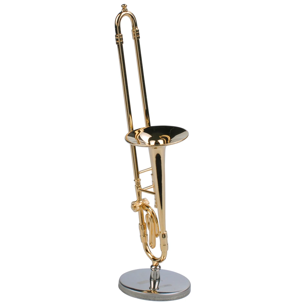
gold mini musical instruments for souvenir mini trombone 