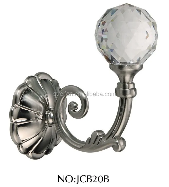 
JCB20 curtain tiebacks metal hook metal crystal tieback 