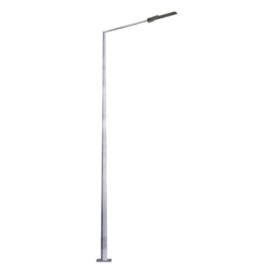 Factory direct supply 9m single arm  Hot galvanized steel street light pole