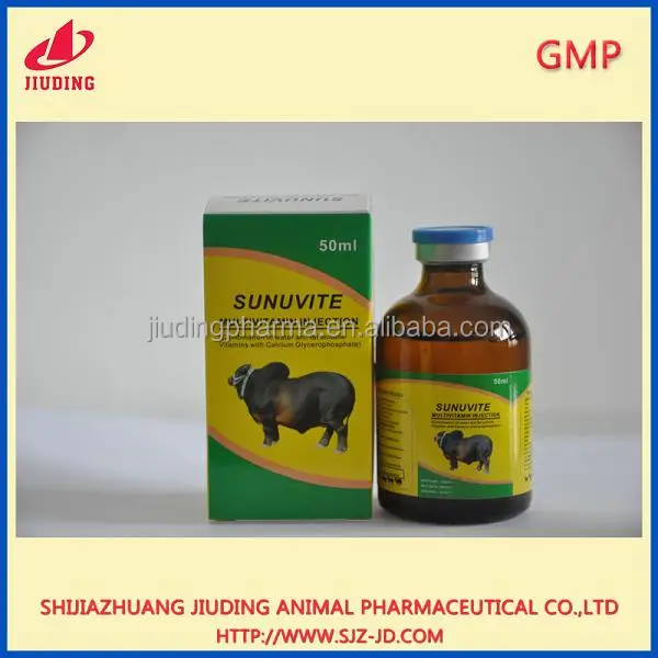 
Hot sale veterinary multivitamin injection cattle calcium supplement 