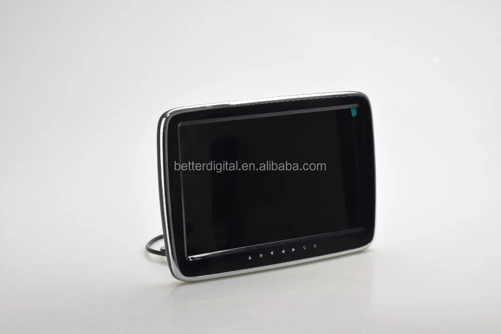 Headrest monitor for vehicle with USB SD GAMES FM IR transmitter