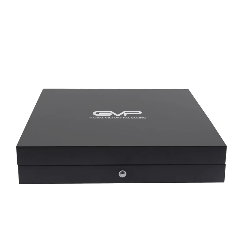 
custom made luxury wooden knife gift packaging box 