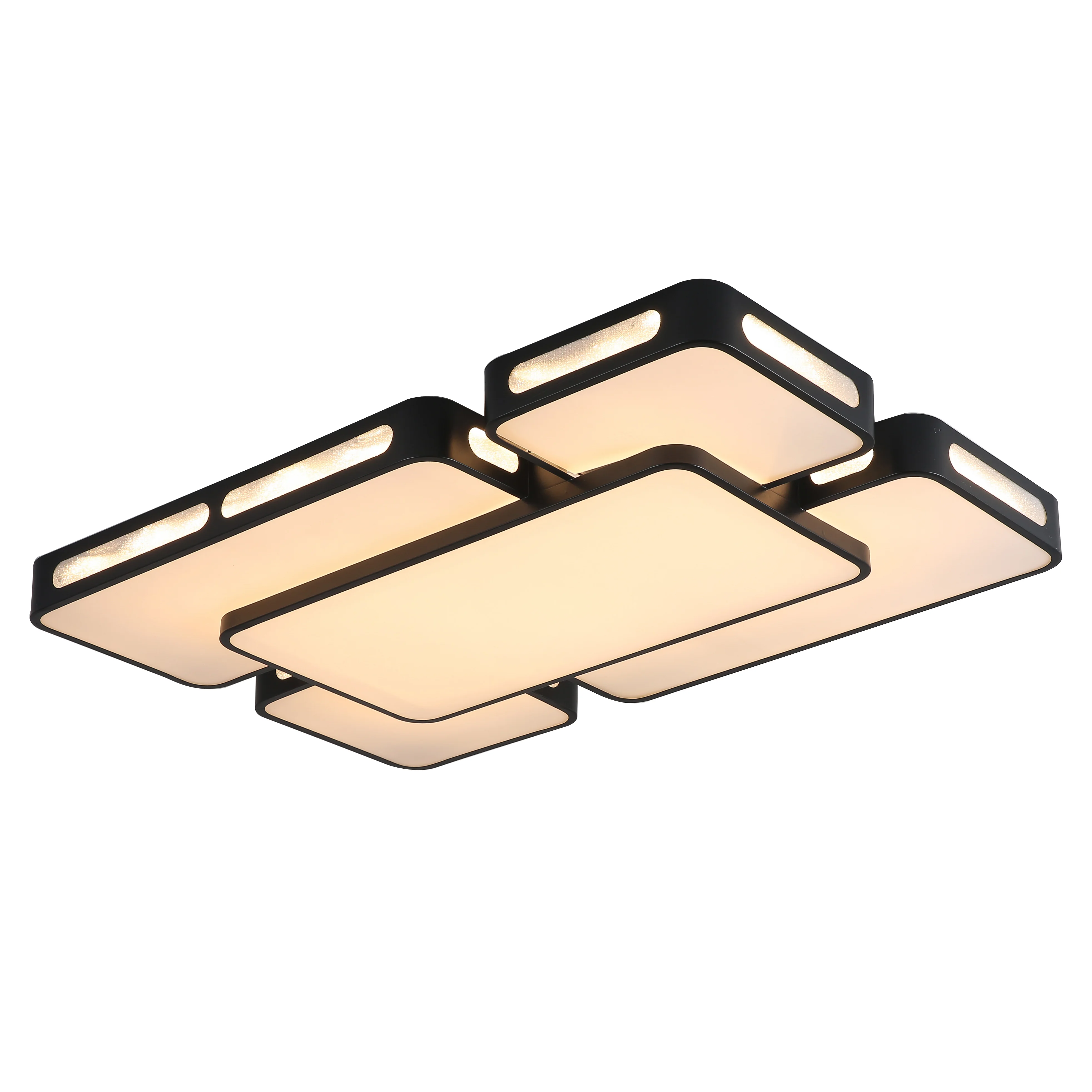 Высококачественная Современная потолочная Светодиодная лампа с регулируемой яркостью, 2,4G, Wi-Fi, 100 Вт, управление Wi-Fi, внутреннее освещение