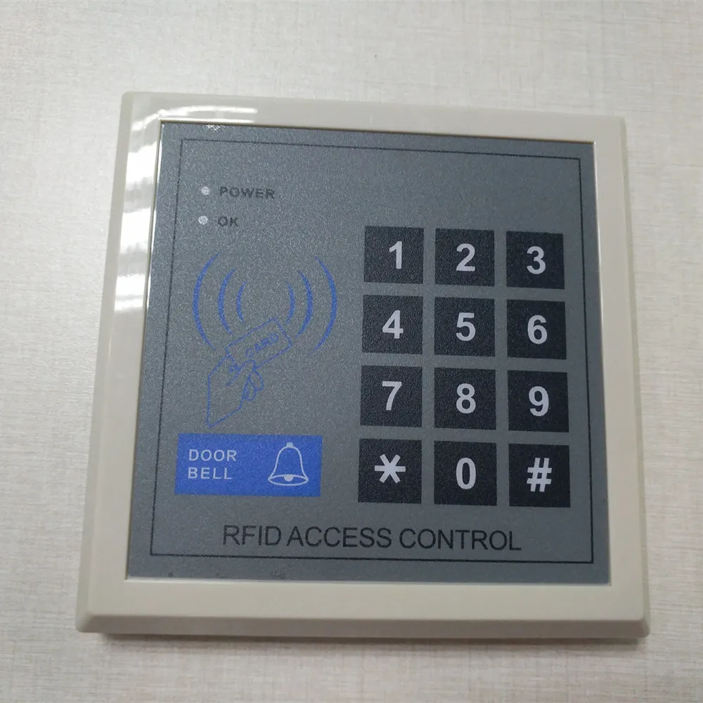 Система контроля доступа замок двери и дверной звонок Система карты и пароль