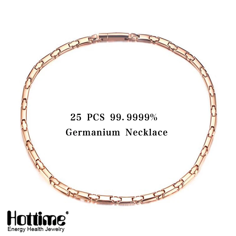 Germanium Magnetic Therapy Necklace Ta2 Titanium Necklace for Promote Blood Circulation
