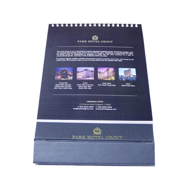 
 Custom Printing Tear Off Spiral Binding Desk Calendar  