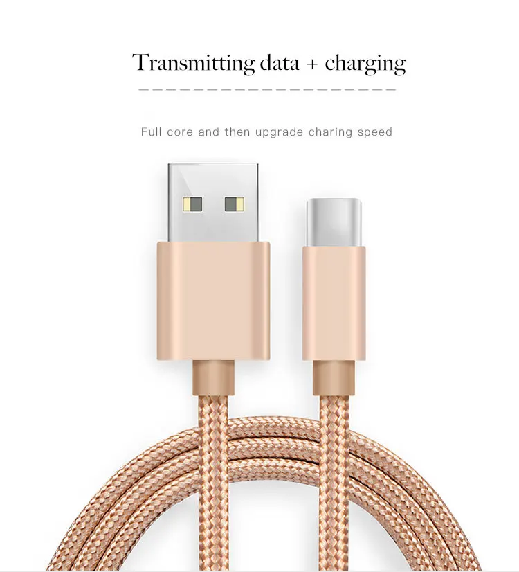 Quality Guarantee China Wholesale 1.5m Cables Micro Usb C Fast Charger Cable