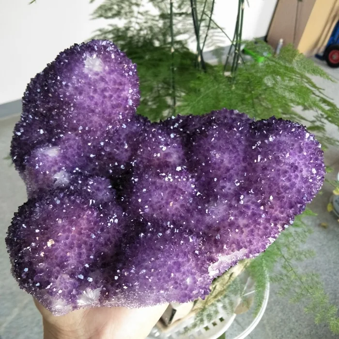 Wholesale Natural High Quality Raw Beautiful Purple Quartz Crystal Amethyst Geode Cluster