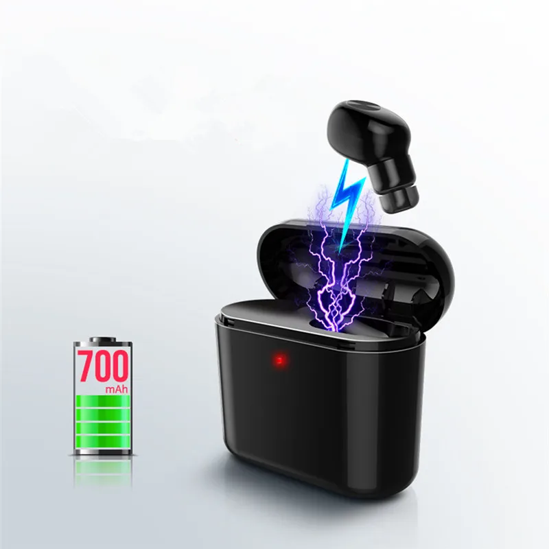 Мини BL1 беспроводной BT наушники вкладыши Портативный зарядки коробка для хранения Earplug односторонний