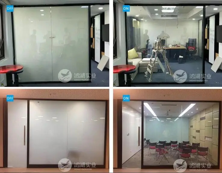 smart PDLC film with variable control and apps switchable and self adhesive smart film