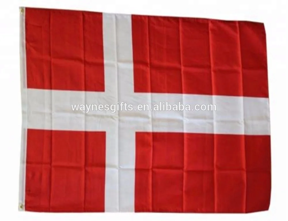 2*3ft Polyester Denmark Flag Economy Stock Budget-friendly National Banner