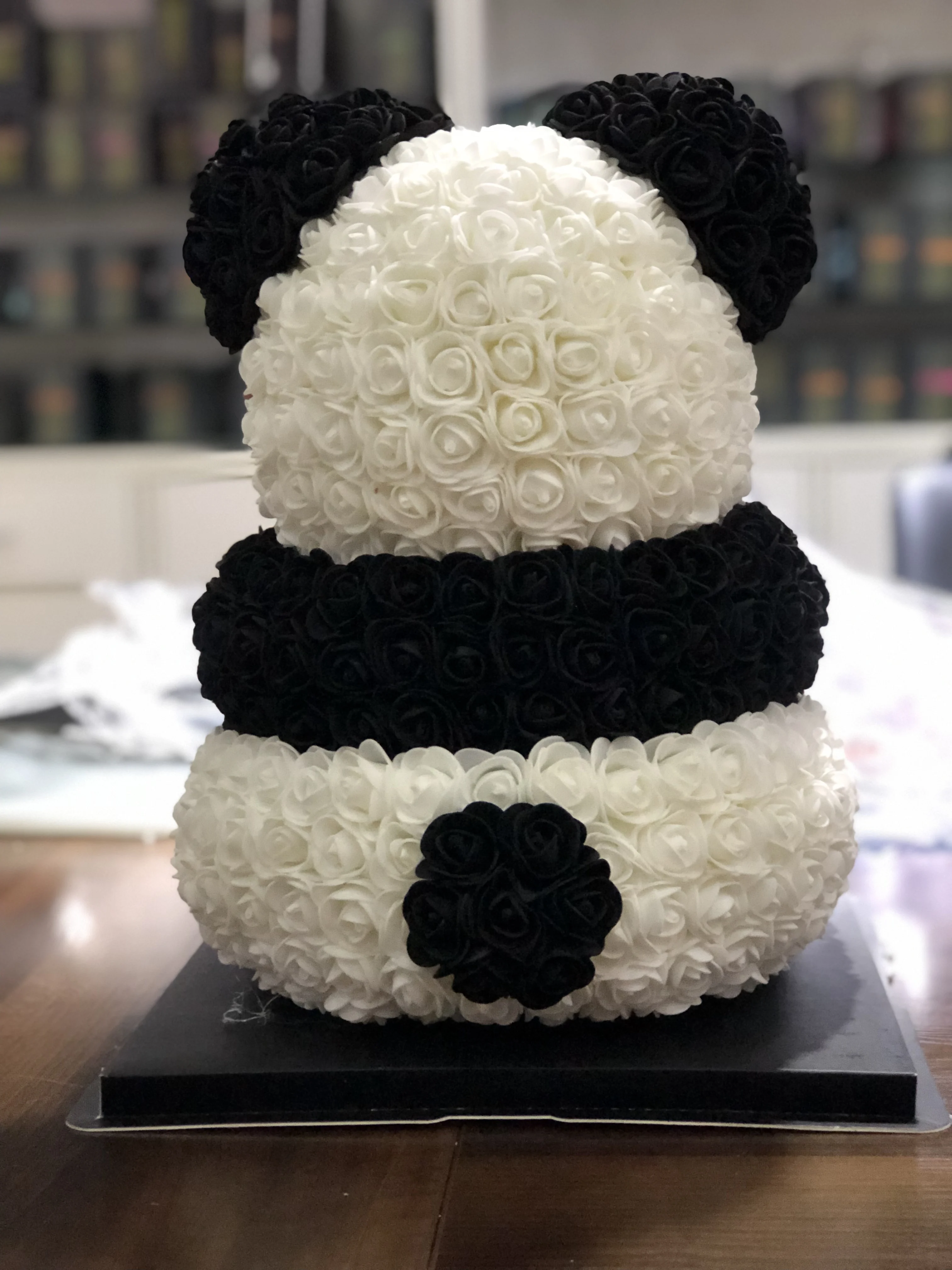 
The Cutest Animal In The World Panda Valentines Day Gift Artificial Flower Rose Panda 