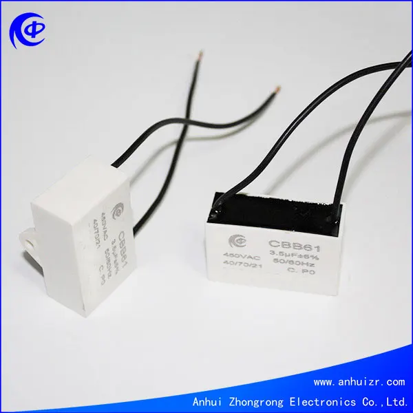 Вентилятор конденсатор cbb61 450 В 500 В 250 В