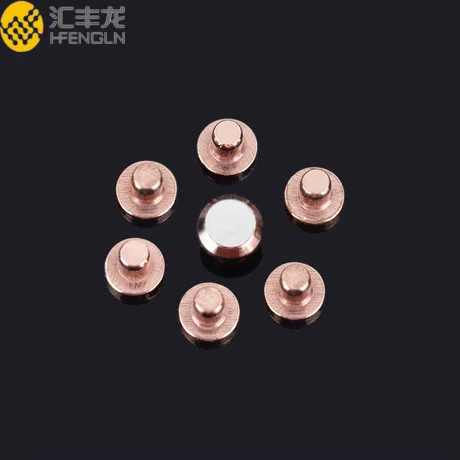 Flush Head Copper Rivet Silver Electrical Contacts for Circuit Breaker