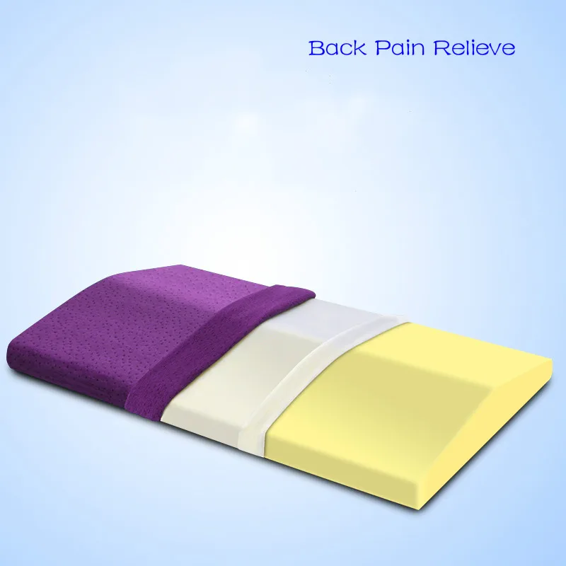 china product Lower Back Pain Lumber Support Pillow Soft and comfortable waist cushion memory foam  pillow
