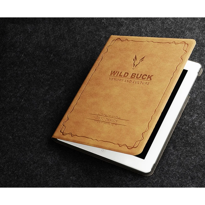 ПСЖ Тонкий кожа Pu магнитные олень дизайн логотипа tablet чехол для ipad234 hard cover для ipad ebay