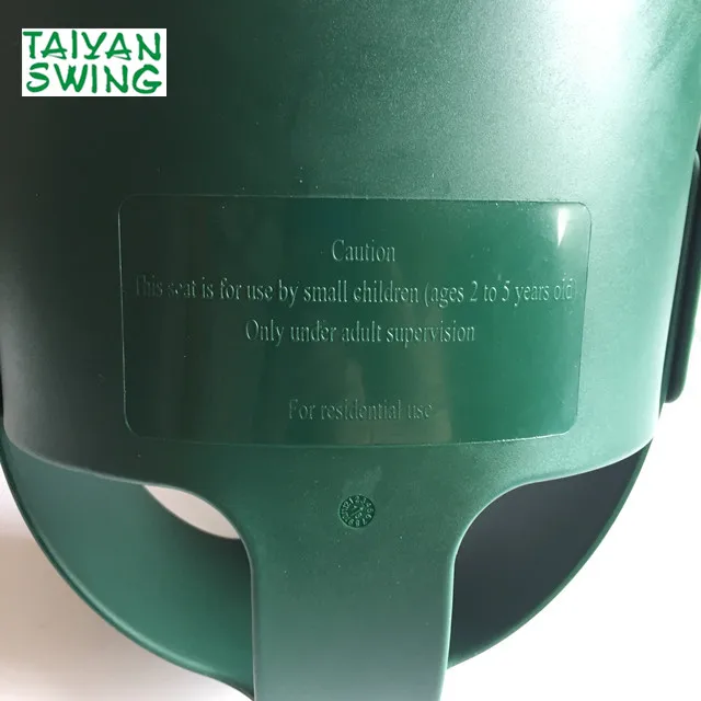 
High Back Full Bucket Baby Swing Seat with PE Rope 