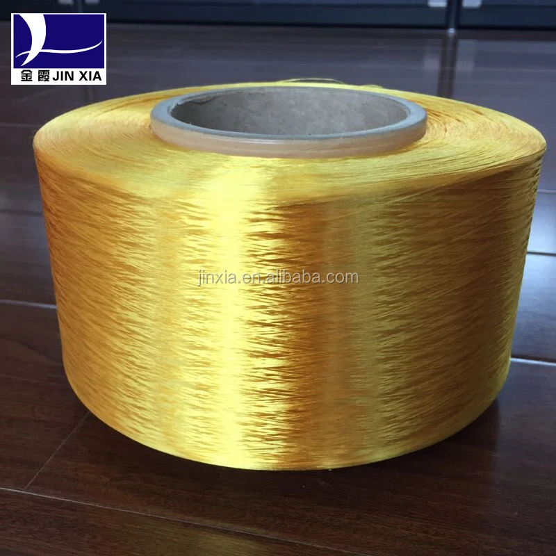Free sample Fancy Yarn dyed polyester spun yarn 150d/48f 100% polyester yarn fdy bright
