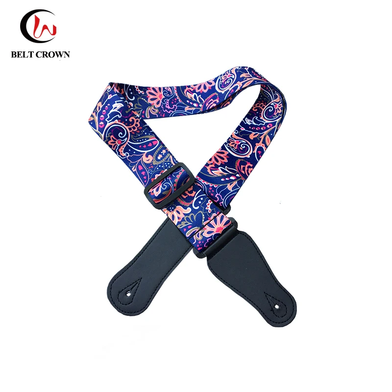 Индивидуальный нейлоновый Простой ремень для бас-акустической электрогитары, аксессуары для гитары