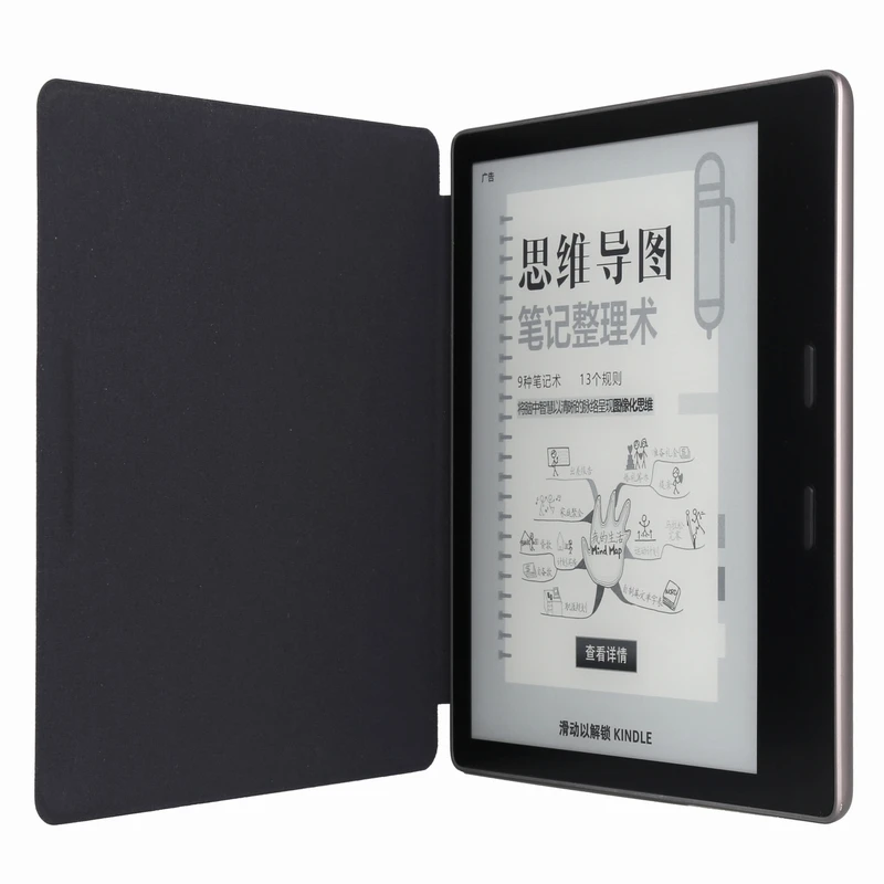 For Kindle Oasis Smart Case , Painted custom leather smart case cover for Kindle Oasis