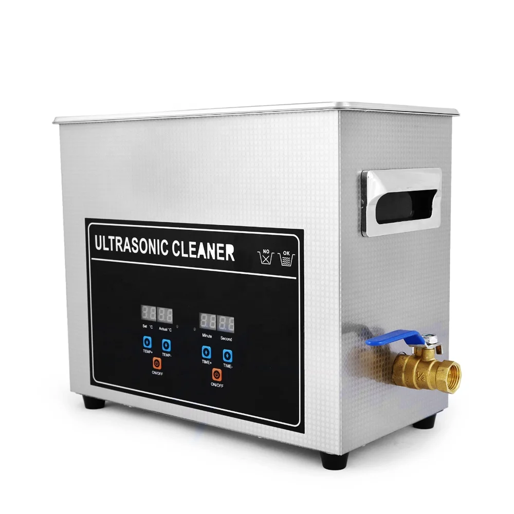 6.5L High quality stainless steel heated digital ultrasonic cleaner 800ml 1.3l 2l 3.2l 6.5l 10l 15l 22.l 30l Optional