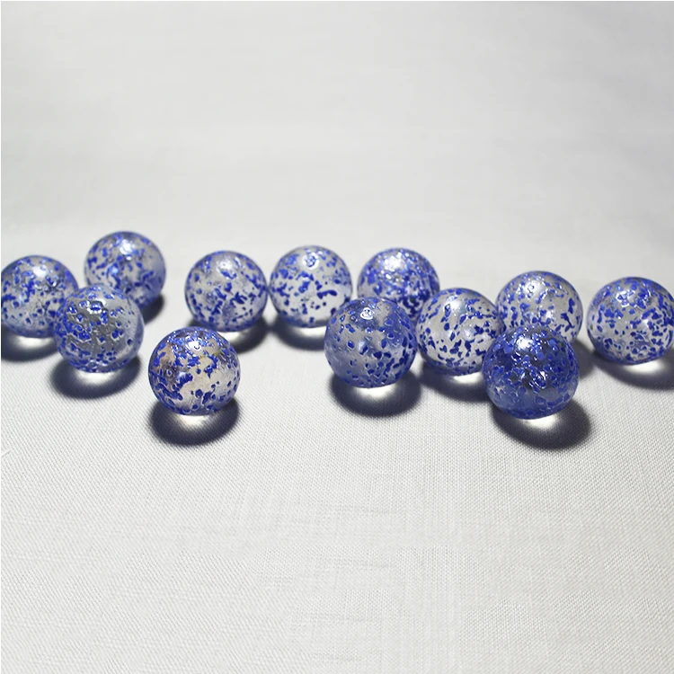 Blue colour mercury large hanging glass ball with low price