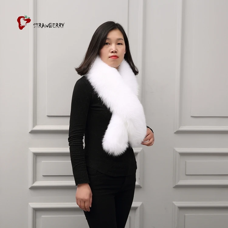 Hot Sale Customize Real Fox Fur Fashion Scarf